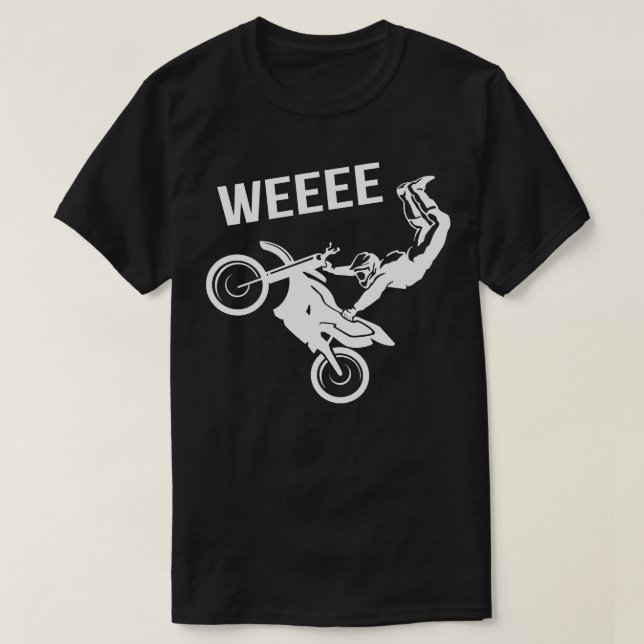 Motocross Motocrosser Fun T-Shirt (Design Front)