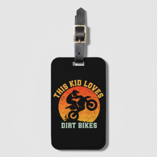 motocross,motorcycle,bike,dirt bike,funny,dirt,mot luggage tag