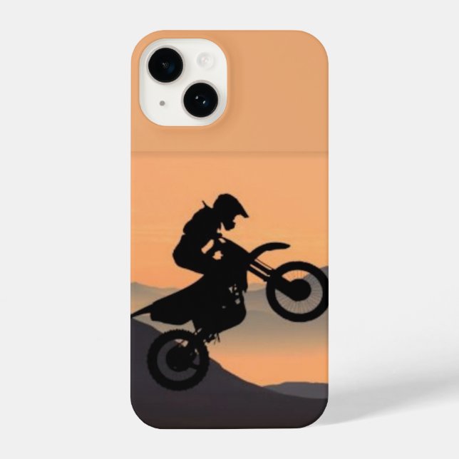 Motocross Motorcycle Bike Racing  iPhone Case (Back)