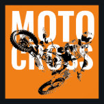 Motocross Motorcycle Sport Pop Art Poster<br><div class="desc">Motocross Pop Art Image</div>