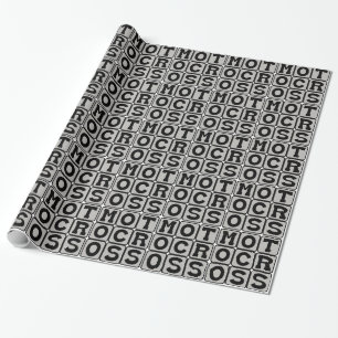 Motocross, Motorcycle Sport Wrapping Paper