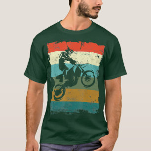 Motocross MX Motorrad Bike Retro Biker Vintage T-Shirt