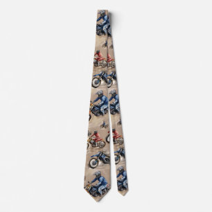 Motocross off-road art  tie