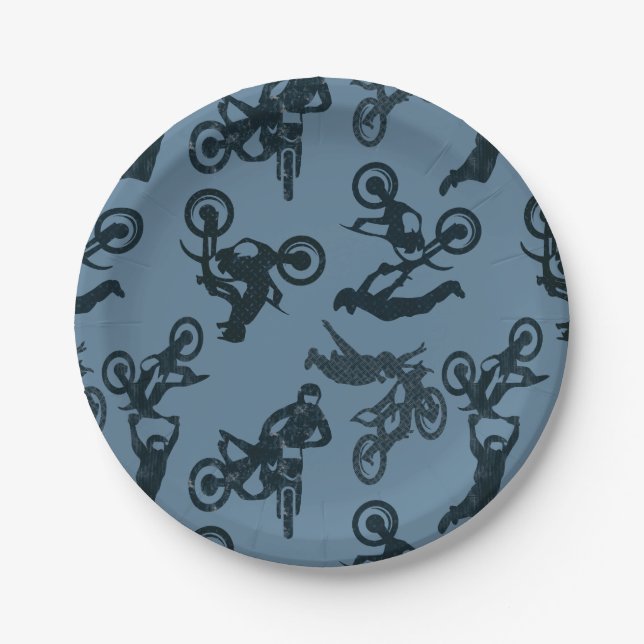 Motocross Paper Plate (Front)