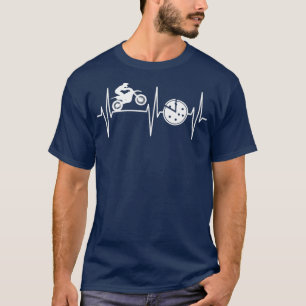 Motocross Pizza  Funny Pizza Lover Dirt Bike T-Shirt