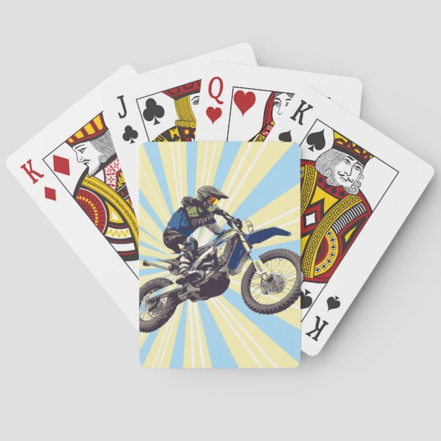 Motocross Playing Cards (Back)
