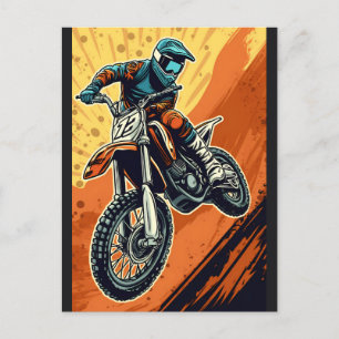 Motocross Postcard