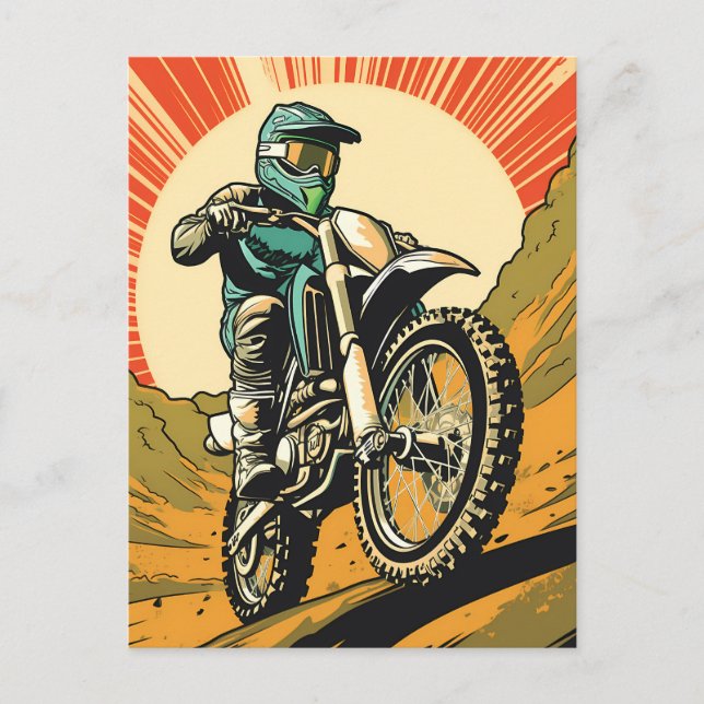 Motocross Postcard (Front)