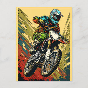 Motocross Postcard