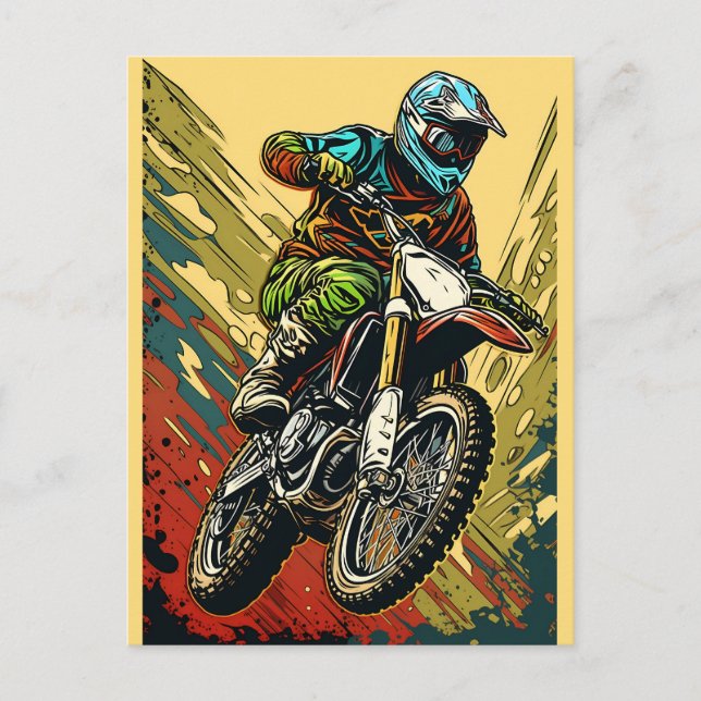Motocross Postcard (Front)