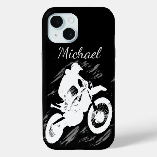 Motocross Quote Sport Motorcycle Racing  Customise iPhone 15 Case