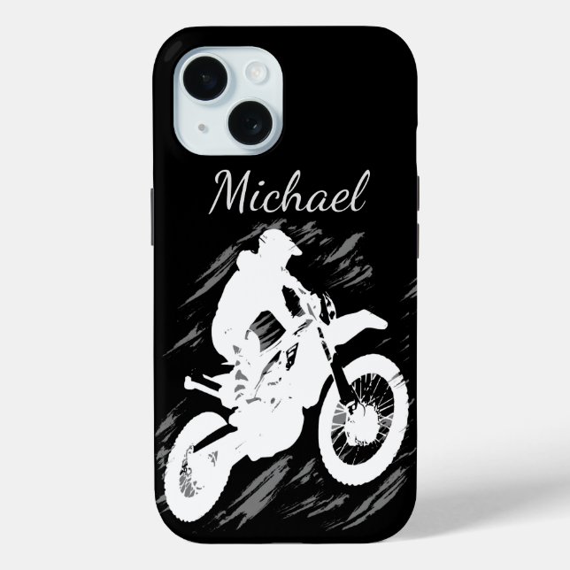 Motocross Quote Sport Motorcycle Racing  Customise Case-Mate iPhone Case (Back)
