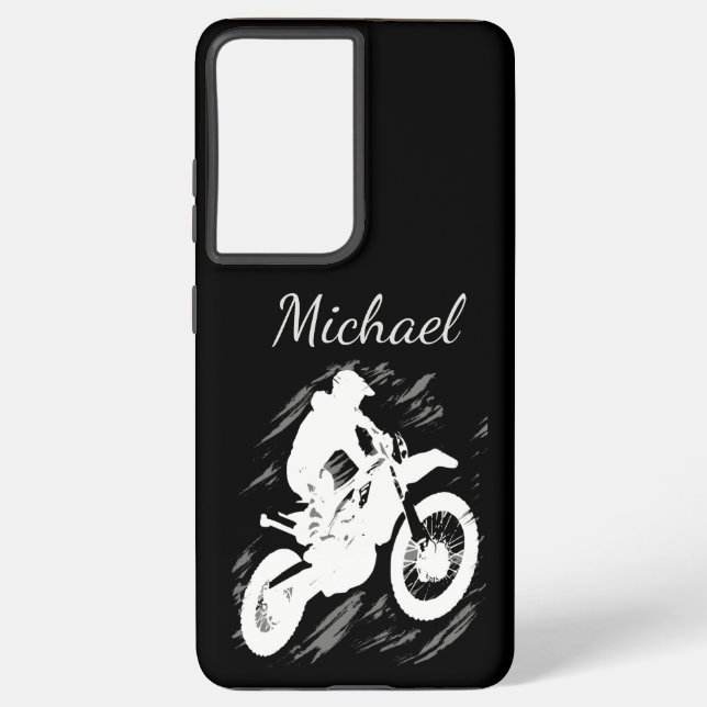 Motocross Quote Sport Motorcycle Racing  Customise Samsung Galaxy S21 Ultra Case (Back)