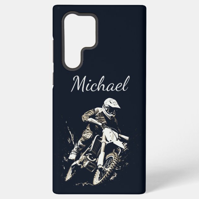 Motocross Quote Sport Motorcycle Racing  Customise Samsung Galaxy S22 Ultra Case (Back)