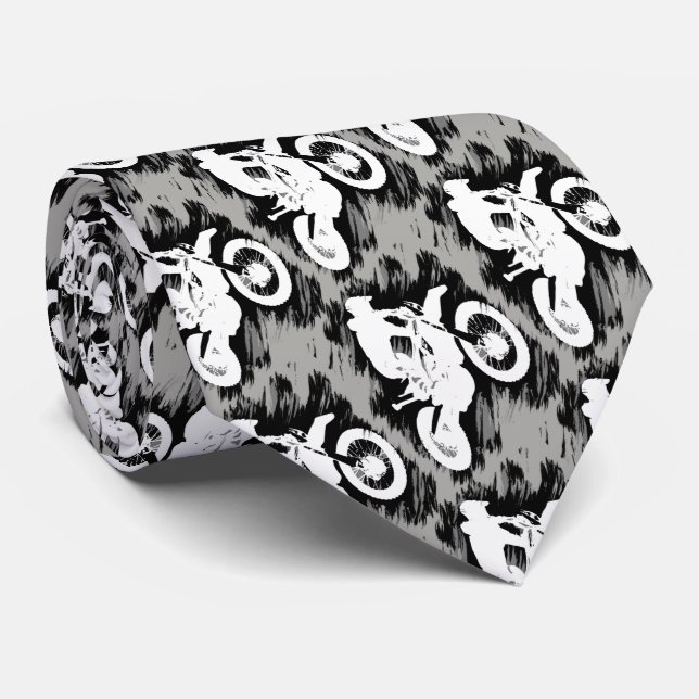 Motocross Quote Sport Motorcycle Racing Tie (Rolled)