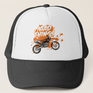 Motocross race trucker hat