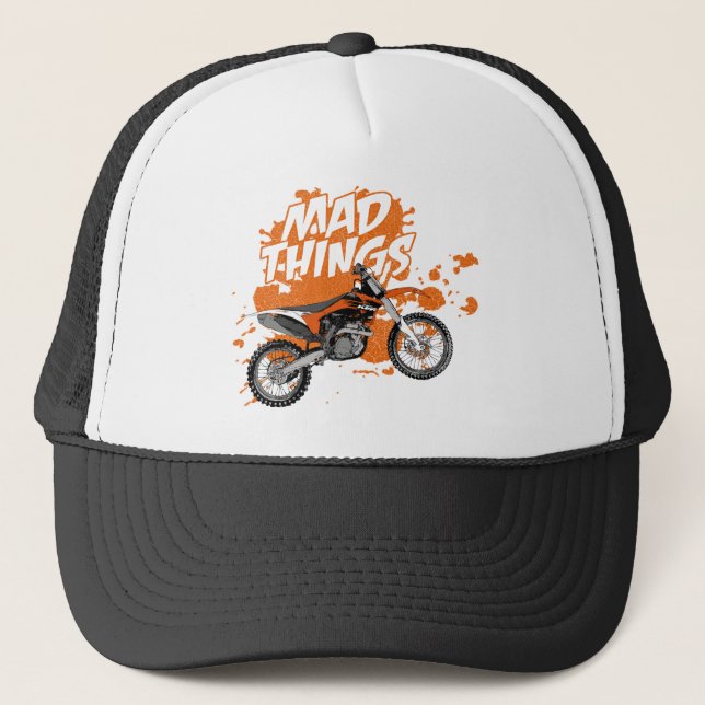 Motocross race trucker hat (Front)