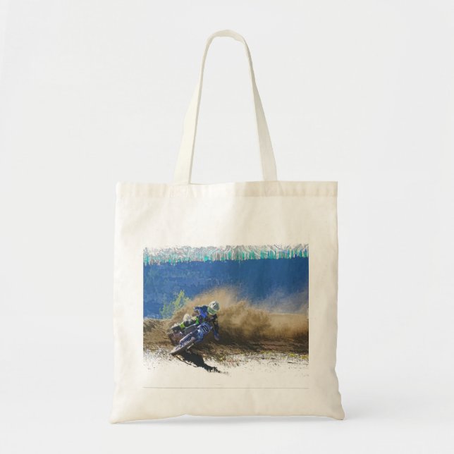 Motocross Racer Artwork Gifts Tote Bag (Front)