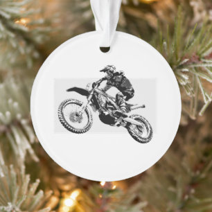 Motocross Racer Design  Ornament