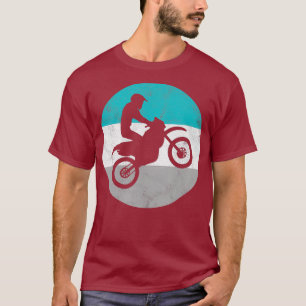 Motocross Retro Dirt Bike Gift For Men Women T-Shirt