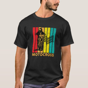 Motocross Retro Vintage Motorcycle Bike 4 T-Shirt