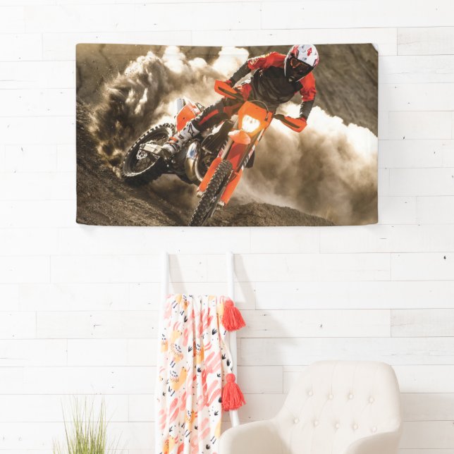 Motocross Rider Banner (Insitu)