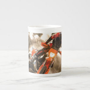 Motocross Rider Bone China Mug