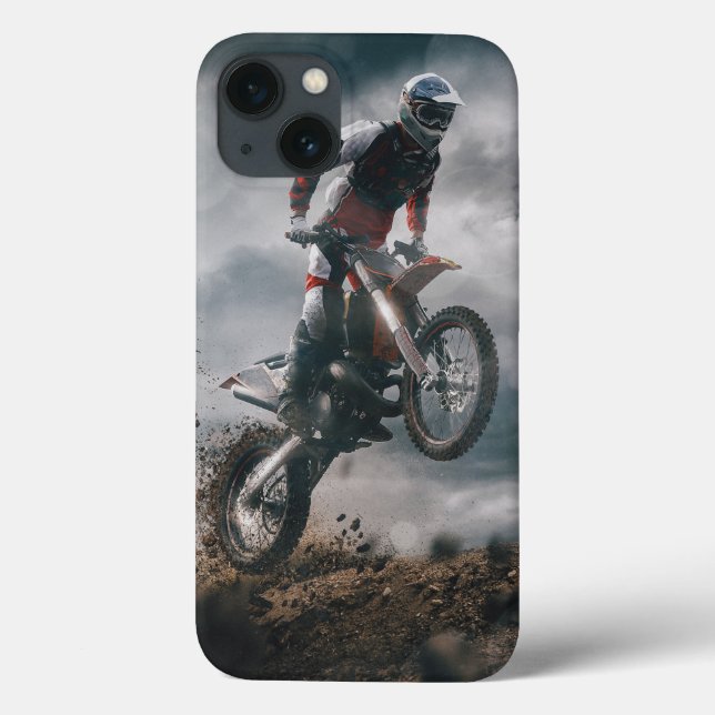 Motocross rider Case-Mate iPhone case (Back)