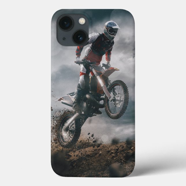 Motocross rider Case-Mate iPhone case (Back)