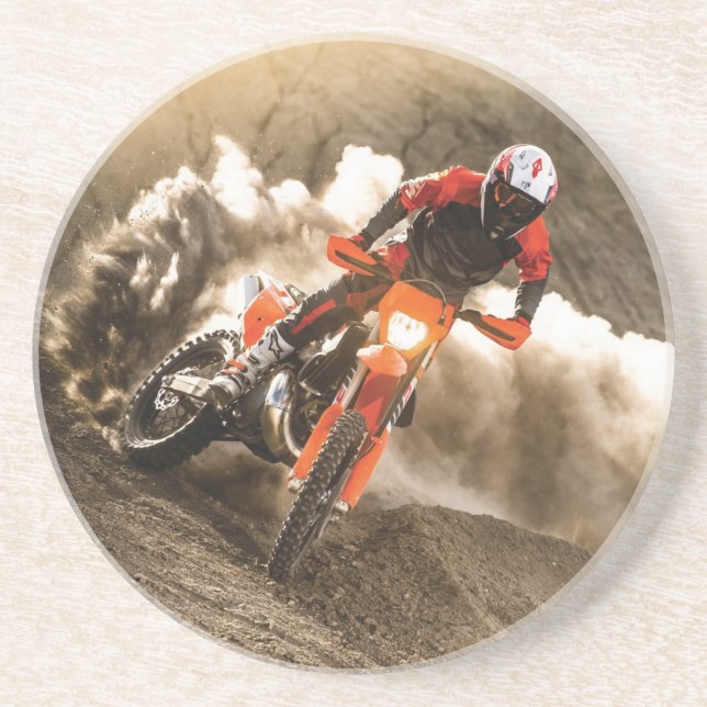 Motocross Rider Coaster (Front)