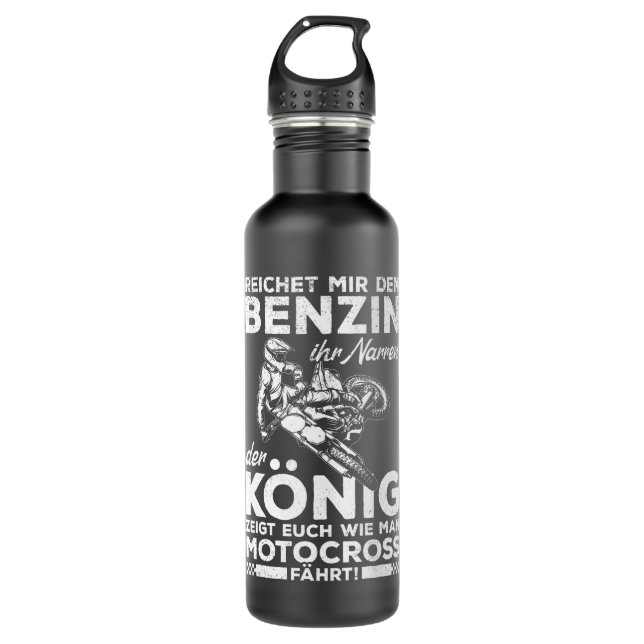 Motocross Rider Dirt Bike Motorcycle Offroad Endur 710 Ml Water Bottle (Front)