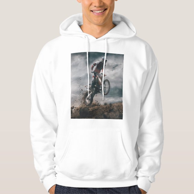 Motocross rider hoodie (Front)