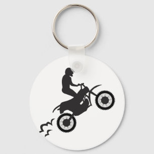Motocross Rider Key Ring