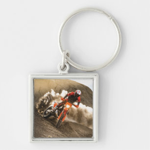 Motocross Rider Key Ring