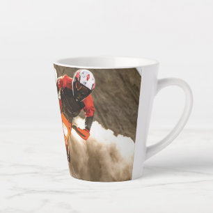 Motocross Rider Latte Mug