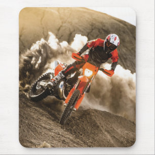 Motocross Rider Mouse Mat
