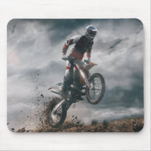 Motocross Rider Mouse Mat