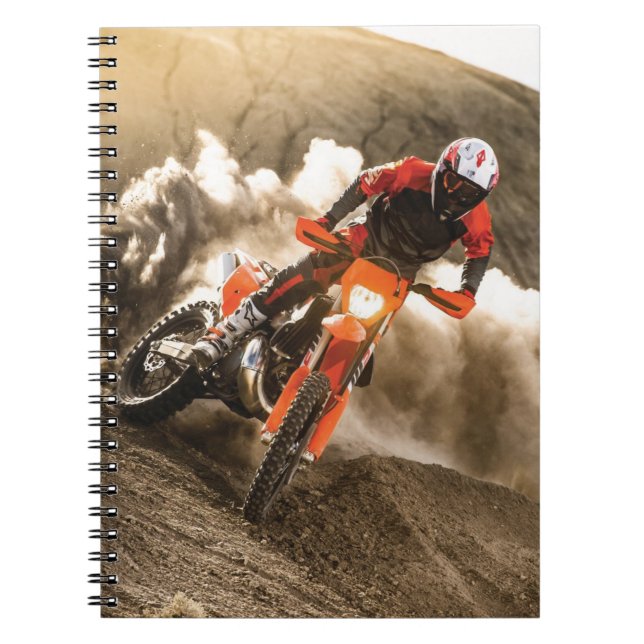 Motocross Rider Notebook (Front)