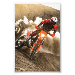 Motocross Rider Photo Print