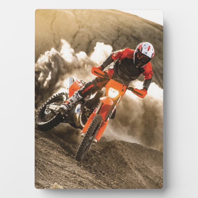Motocross Rider Plaque (Front)