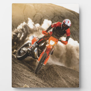 Motocross Rider Plaque