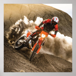 Motocross Rider Poster