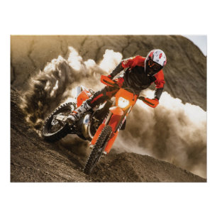 Motocross Rider Poster