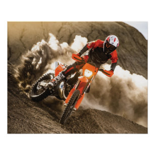 Motocross Rider Poster