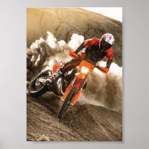 Motocross Rider Poster