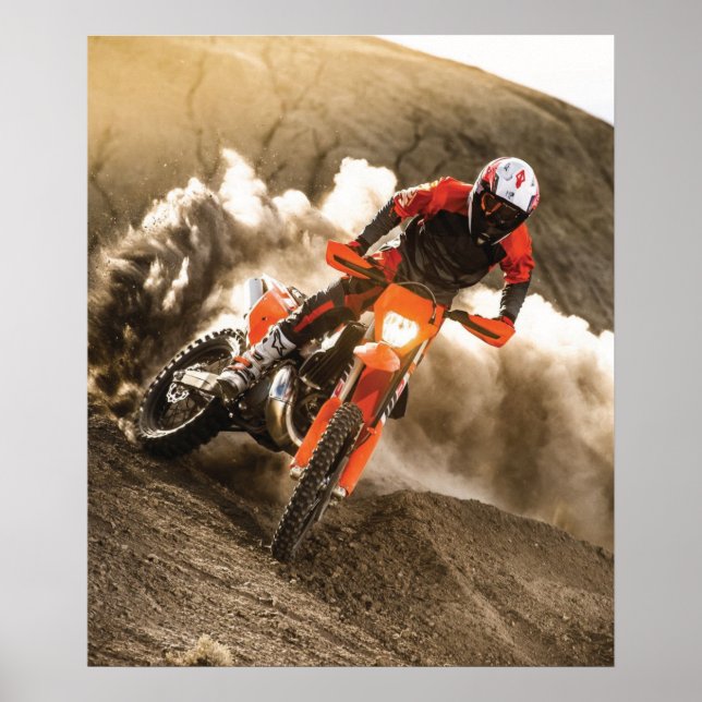 Motocross Rider Poster (Front)