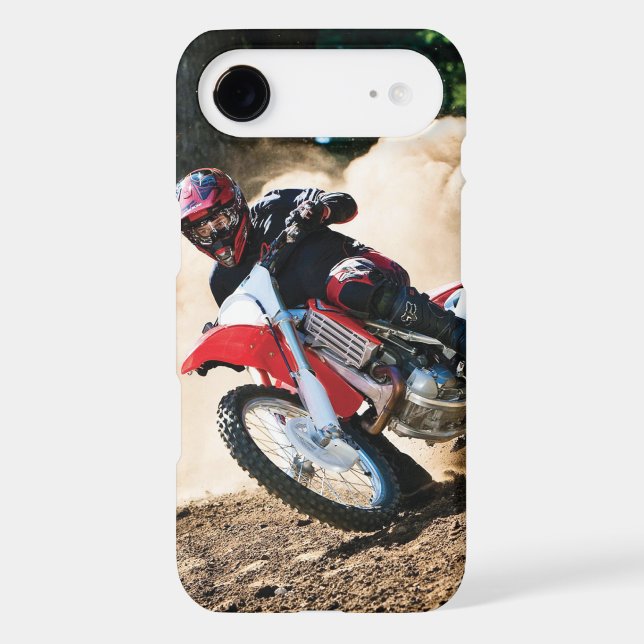 Motocross rider throw pillow Case-Mate iPhone case (Back)