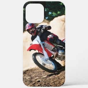 Motocross rider throw pillow iPhone 12 pro max case