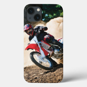 Motocross rider throw pillow iPhone 13 case