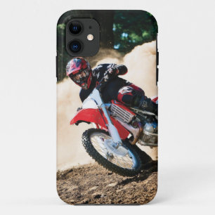 Motocross rider throw pillow iPhone 11 case